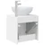 Umivaonik s policom Bijela 49,5 x 44,5 x 65 cm