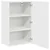 vidaXL Stenska kuhinjska omarica Bela 50 x 31 x 80 cm Konstruiran les