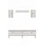 Hanah Home TV komoda Demet, hrast Sapphire / bela