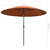 Vanjski suncobran s aluminijskim stupom 270 cm terakota