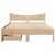 Vidaxl Posteljni okvir s predali 135x190 cm borovina