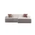 Atelier del Sofa Ugaona garnitura Melva, 240x145x100 cm, Bela
