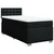 VIDAXL Box spring postelja z vzmetnico črna 100x200 cm blago