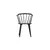 Venture Design Jedilni stol Bobby 53x55x76 cm črne barve