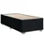 vidaXL Box spring postelja z vzmetnico črna 90x200 cm blago