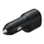 Samsung auto punjač Type C 25W & Usb A 15W crna