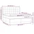 Vidaxl Box spring postelja z vzmetnico LED krem 160x200 cm blago