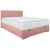 Carryhome POSTELJA Z VZMETNICO 90 cm  x 200 cm , tekstil roza