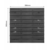 Stena za orodje 39x39cm + 25 zabojev BLACK