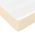 Vidaxl Box spring postelja z vzmetnico krem 160x200 cm blago