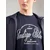 JACK & JONES Majica JJEDenver marine/bela