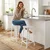 EH Flint White Beli marmor Glamour Stol
