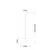Rea Light Sappho HN8370-STN Visilica, E27, 60W, O25cm, Mesing