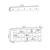 HANAH HOME Cipelarnik Talu Walnut