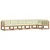 Set vanjskih sofa s jastukom 6 pcs Prirodna i krem