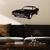 Wallity Zidna dekoracija Plymouth Barracuda 1970, 60 x 29 cm, Crna