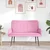Sofa za dvije osobe Ružičasta 115 x 61 x 87 cm Tkanina
