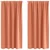 Zavjese za blackout s prstenovima 2 pcs Terakota 175 x 140 cm