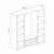 Hanah home Ormar Kale Plus 180x210x52cm Sivi