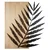 Hoja de Arte -1 - Natural, Black NaturalBlack Decorative Wooden Wall Accessory