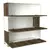 HANAH HOME Napolyon White Walnut