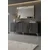 Hanah Home komoda Meyra 180, 180 cm, antracit / zlatna