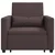 Sofa na razvlačenje Singl Tamno smeđa 90 x 165 x 87 cm tkanina