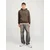 JACK & JONES Majica JJECaleb  rjava / črna / bela