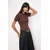 Trendyol Milla Ženska majica TWOSS26TS00113, Braon