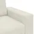Vidaxl Dvosed kremne barve 180x77x82 cm žamet