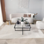 Hanah Home Klub sto Sun S409 85x35x85cm Crni