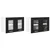 Viseći ormarić s pohranom 2 pcs Crni hrast 60 x 31 x 40 cm