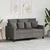 Vidaxl Dvosed taupe 120 cm blago