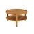 Hanah Home Klub sto Monza, 80x48 cm, Braon