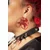 Uhani KILLSTAR - Seeing Red - Scarlet - KSRA006558