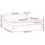 Vidaxl Box spring postelja z vzmetnico modra 200x200 cm blago
