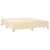 vidaXL vidaXL Box spring postelja z vzmetnico krem 180x200 cm blago, (20897108)