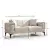 Atelier del Sofa Dvosed Horizon 85x77x170cm Bež