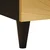 TV ormar Crna i zlatna 100 x 33 x 46 cm Konstruirano drvo