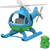 Green Toys Zelene igrače Helikopter modra