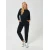 Sinsay - Gornji deo trenerke s kapuljačom s rastezljivim porubom i manžetnama - crno