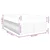 Vidaxl Box spring postelja z vzmetnico modra 160x200 cm blago
