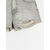 Sinsay - High waist kratke pantalone od trapera - svetlo siva