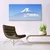 tulup.si Slika na steklu Sky cloud mountain landscape 140x70 cm 4 obešalnika