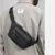 INF Moška naprsna torba iz PU usnja Black, (21644324)