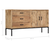vidaXL Komoda 140x35x75 cm trden mangov les