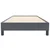 vidaXL Box Spring postelja brez vzmetnico Temno siva 90x220 cm Velvet