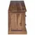TV stalak s ladicama Prirodna 110 x 30 x 40 cm Čvrsto teak drvo