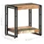 Vidaxl Stranska mizica 40x30x40 cm trden predelan les