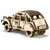 WOODEN CITY 3D sestavljanka Superfast Rally Car No.2